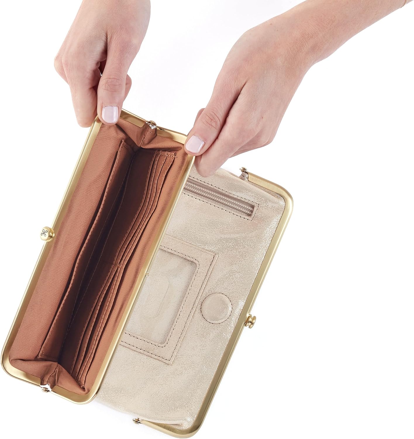 HOBO Cartera de mano de piel Lauren para mujer | Marco de inspiraci...