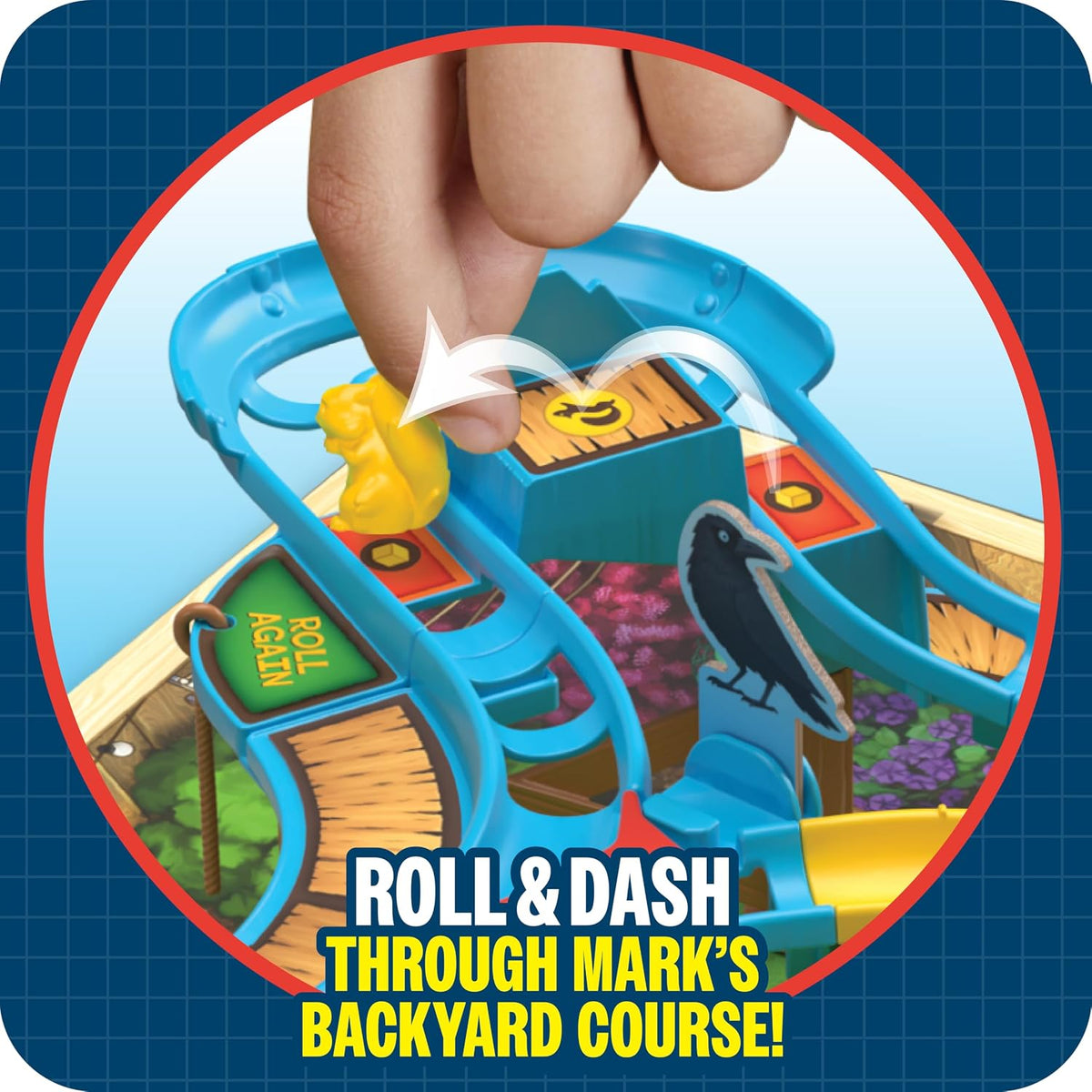CrunchLabs Squirrel Dash, juego de mesa para niños para una noche d...