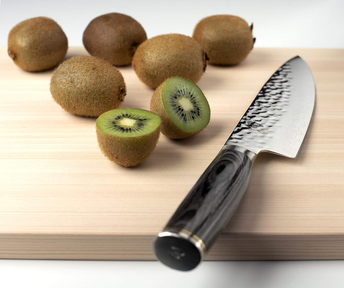 Cuchillo de chef Shun Premier gris de 8 pulgadas, cuchillo de cocin...