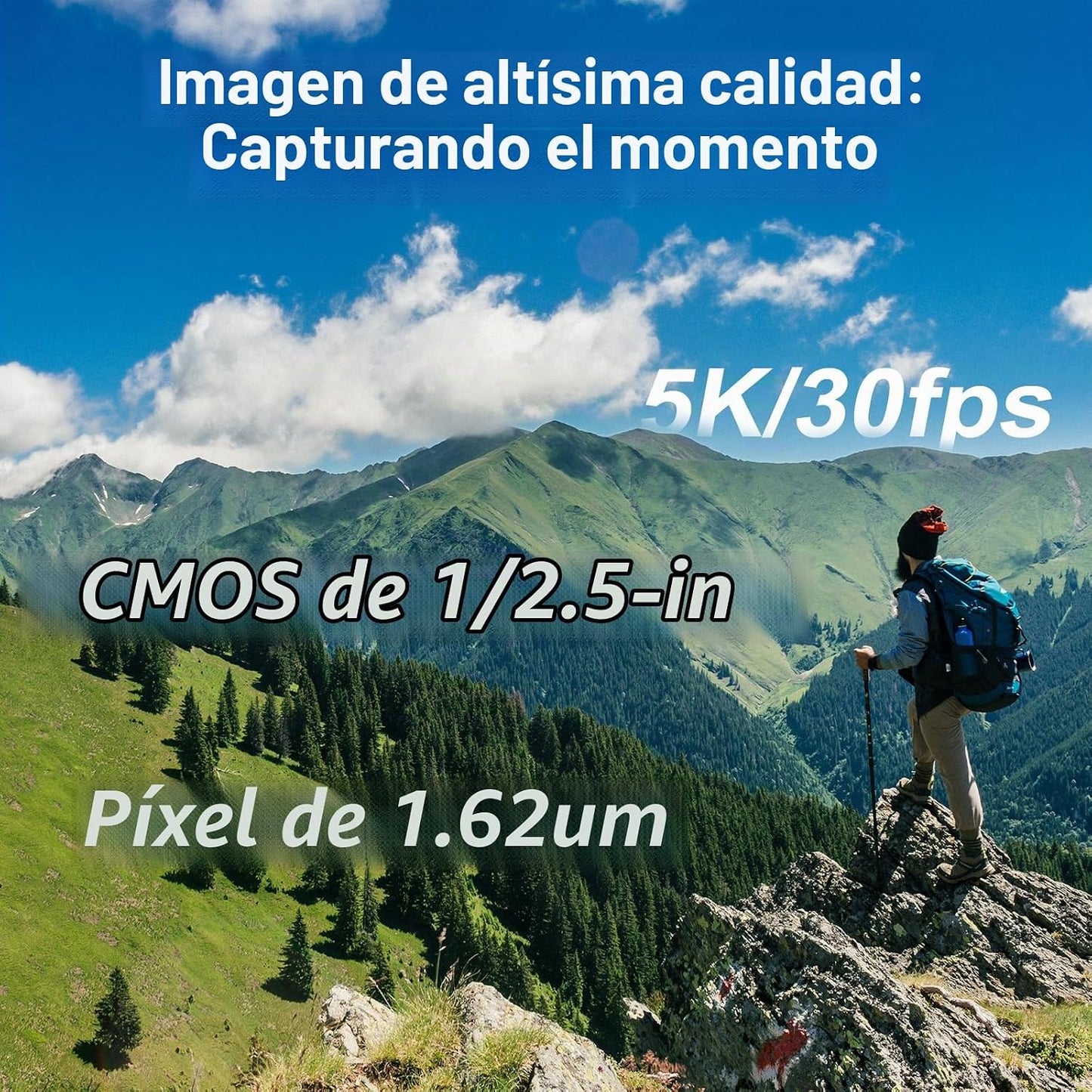 ORDRO Videocámara de video 5K, cámara digital portátil M3 48MP UHD...
