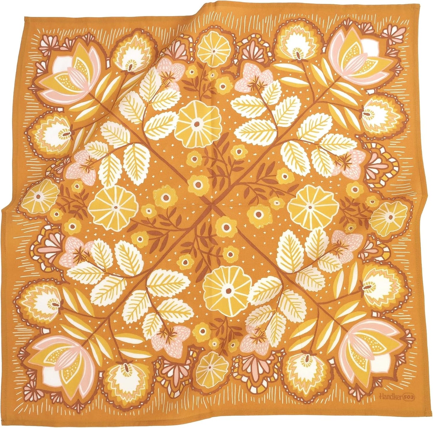 Handker Bandana de algodón prémium de 22 x 22 pulgadas para mujeres...
