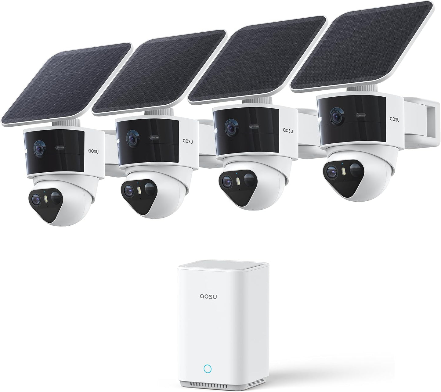 aosu T2 Pro Cámaras de seguridad solares inalámbricas para exterior...