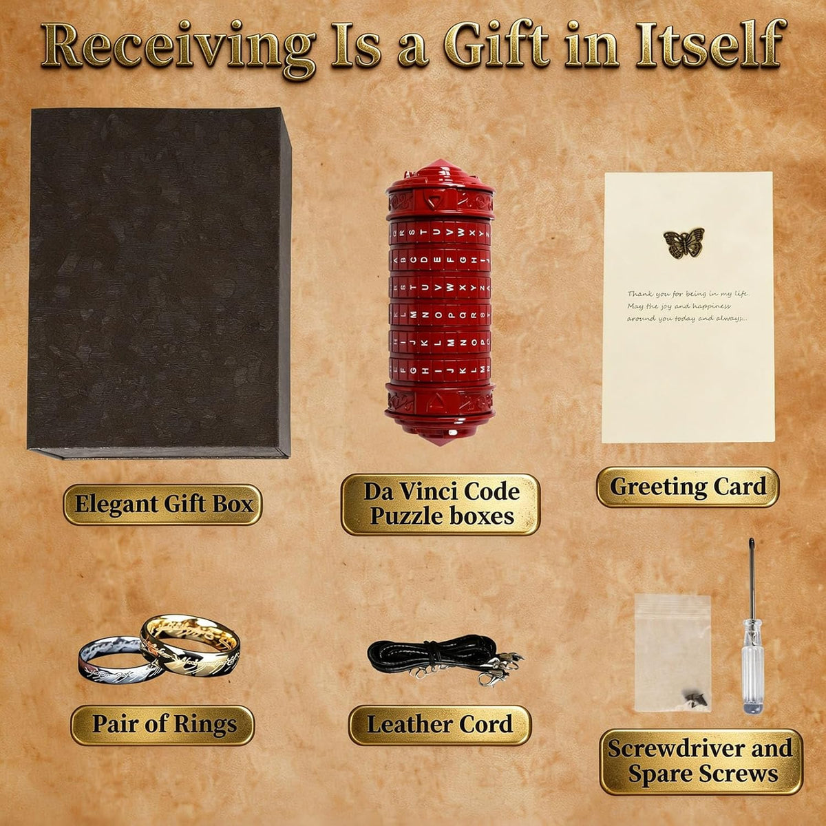 Cryptex Da Vinci Code Cryptex Lock - Cajas de rompecabezas con comp...