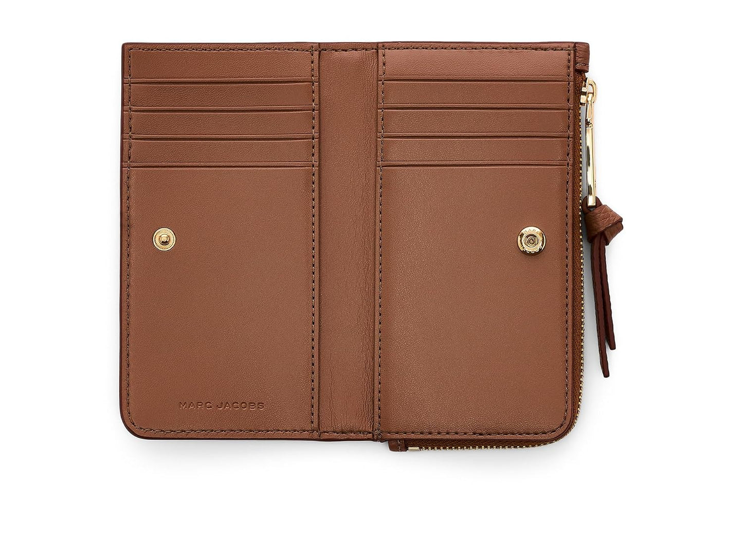 Marc Jacobs Cartera delgada de cuero para mujer
