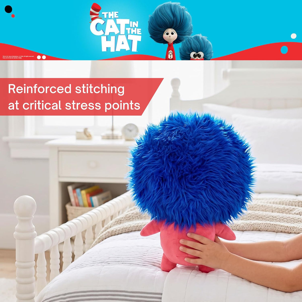 Franco Dr Seuss The Cat in The Hat Movie Thing 3 - Ropa de cama par...