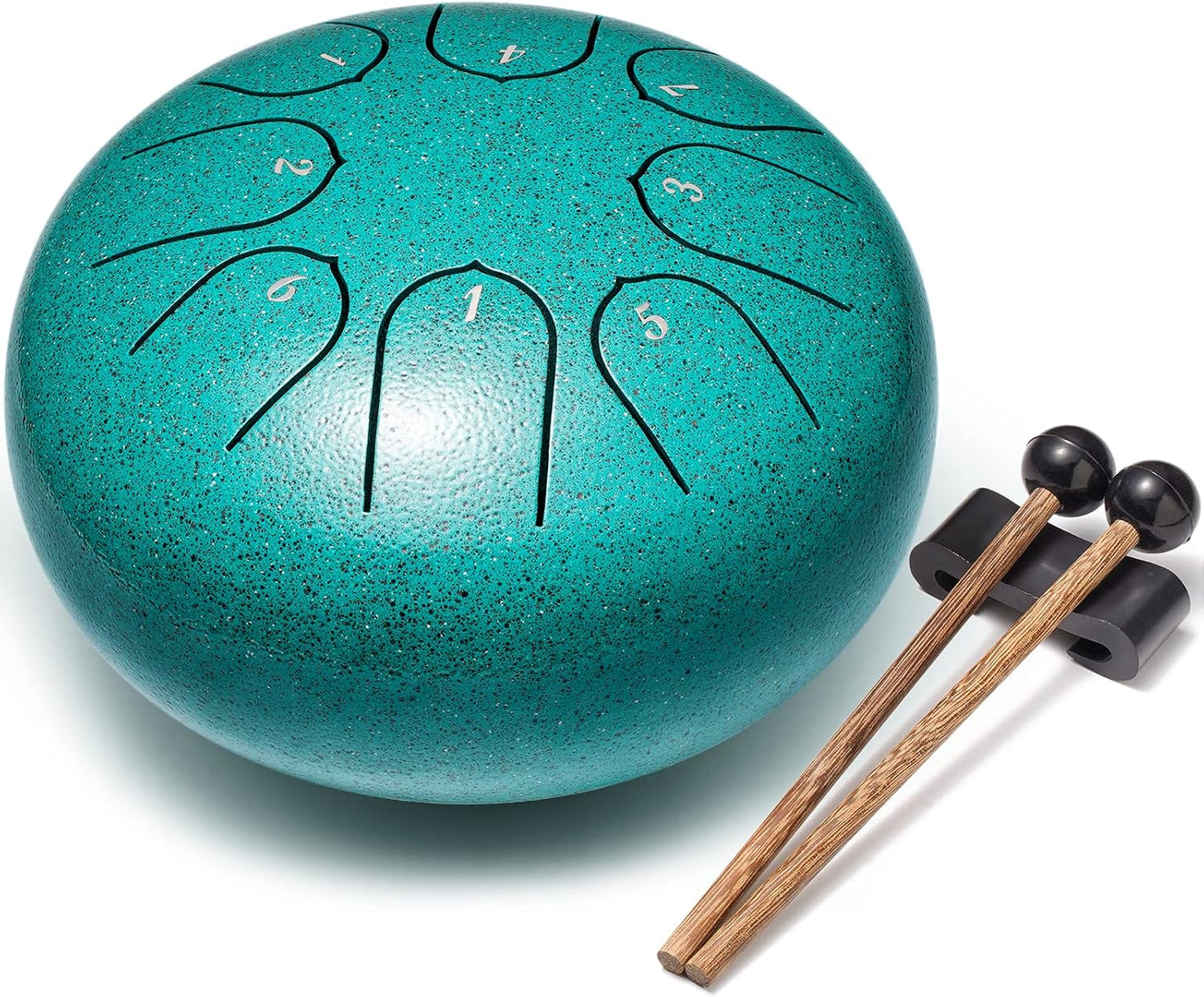 Lronbird - Tambor de lengüeta de acero de percusión, 8 notas, 6 pul...
