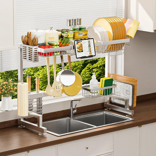 ADBIU Fit Sink 24.5"- 35.5" L Escurridor de Platos Sobre el...