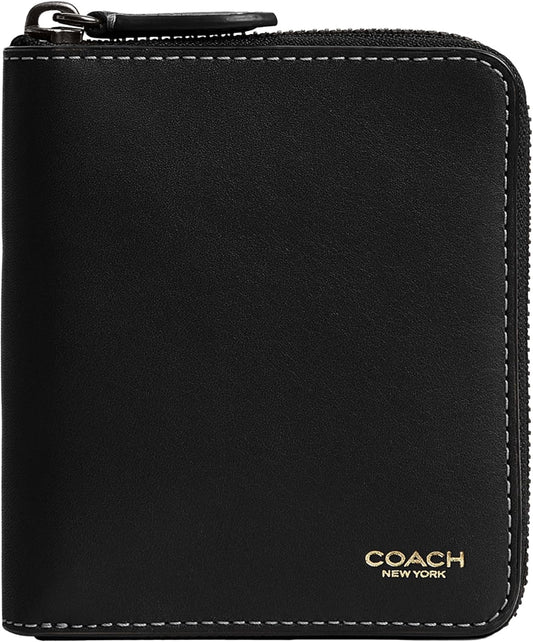 Coach Monedero con cremallera alrededor para hombre