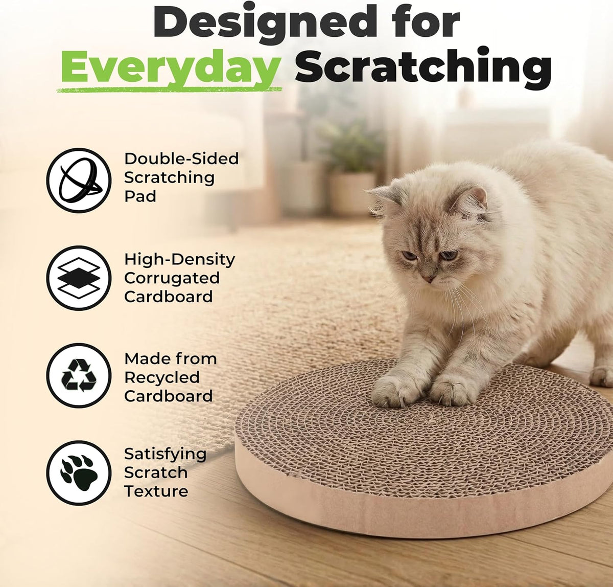 Best Pet Supplies Catify Rascador para Gatos, Rascadores Interactiv...
