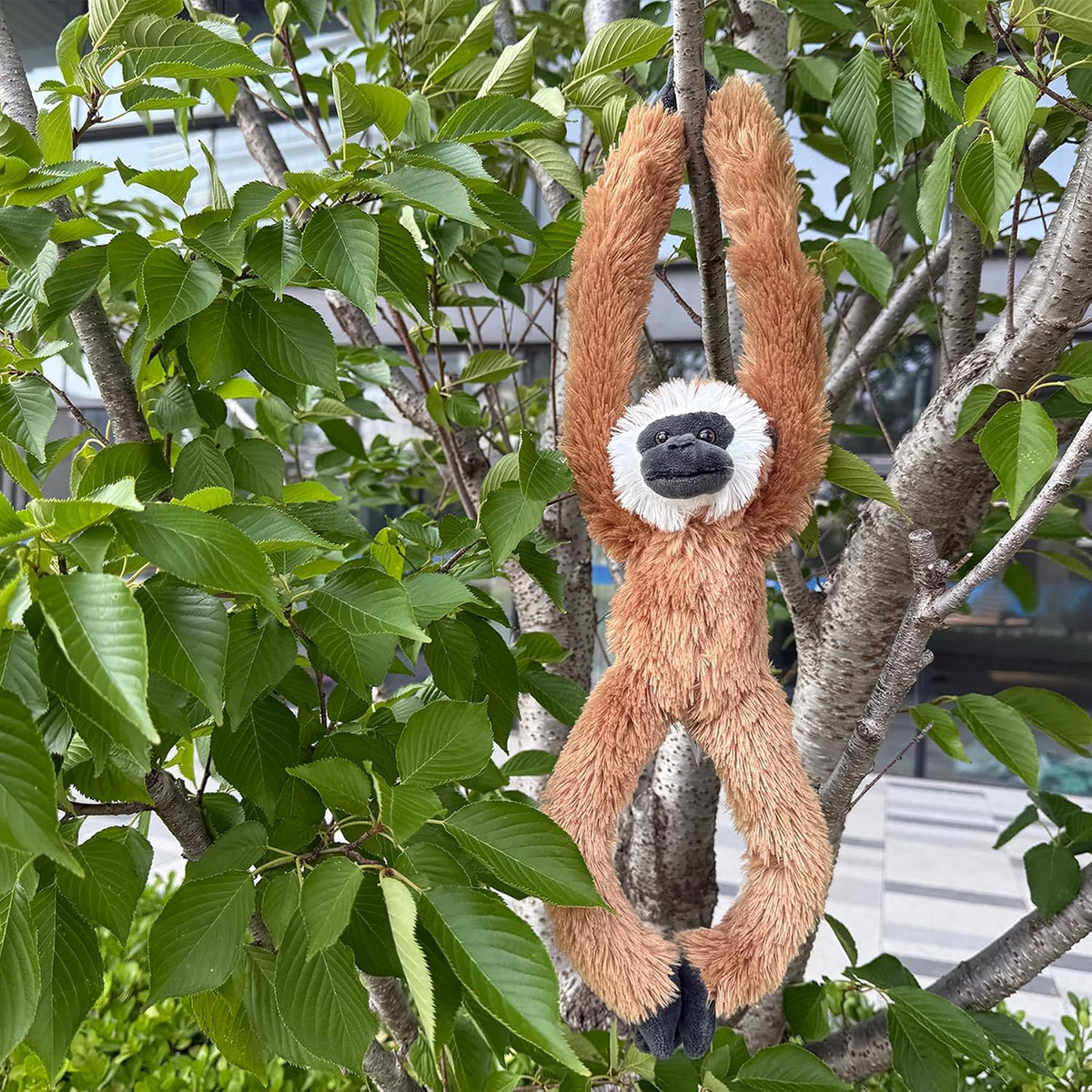 Hideekoog Juguetes de mono de peluche colgantes, animales de peluch...