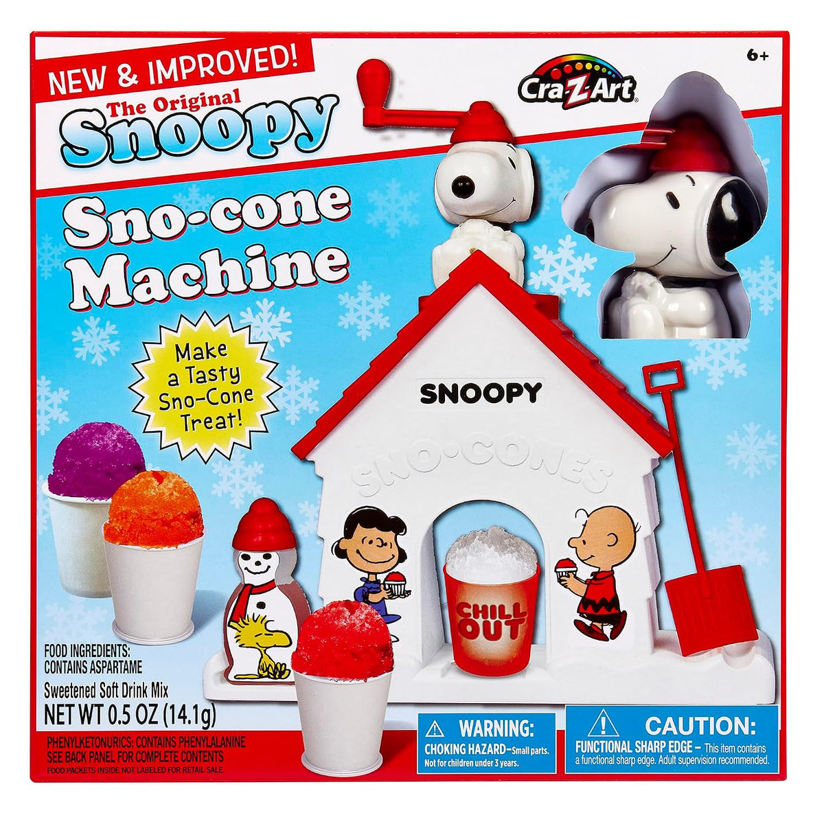 Cra-Z-Art Snoopy Máquina de Conos de Nieve SNO-Cone, Máquina para H...