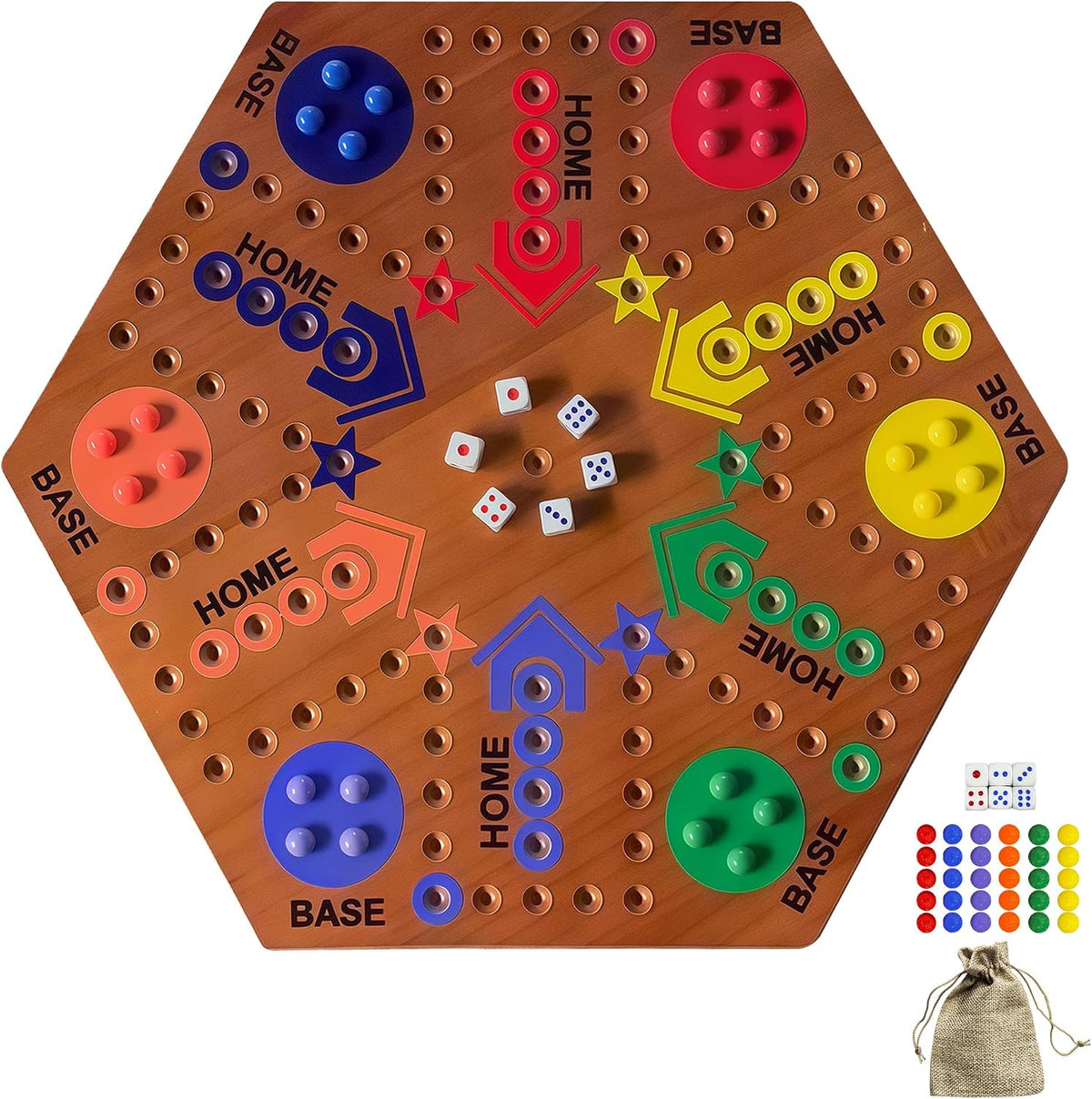 Juego de mesa de madera, juego de mesa original de mármol de doble...