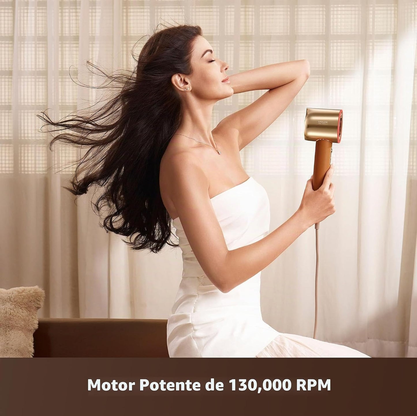 Dreame Miracle Pro - Secador de pelo de alta velocidad, motor de 13...