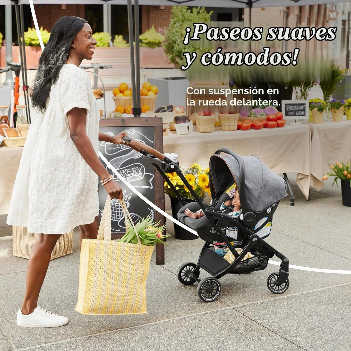 Graco® Gomax Next Gen - Sistema de viaje para asiento de automóvil,...