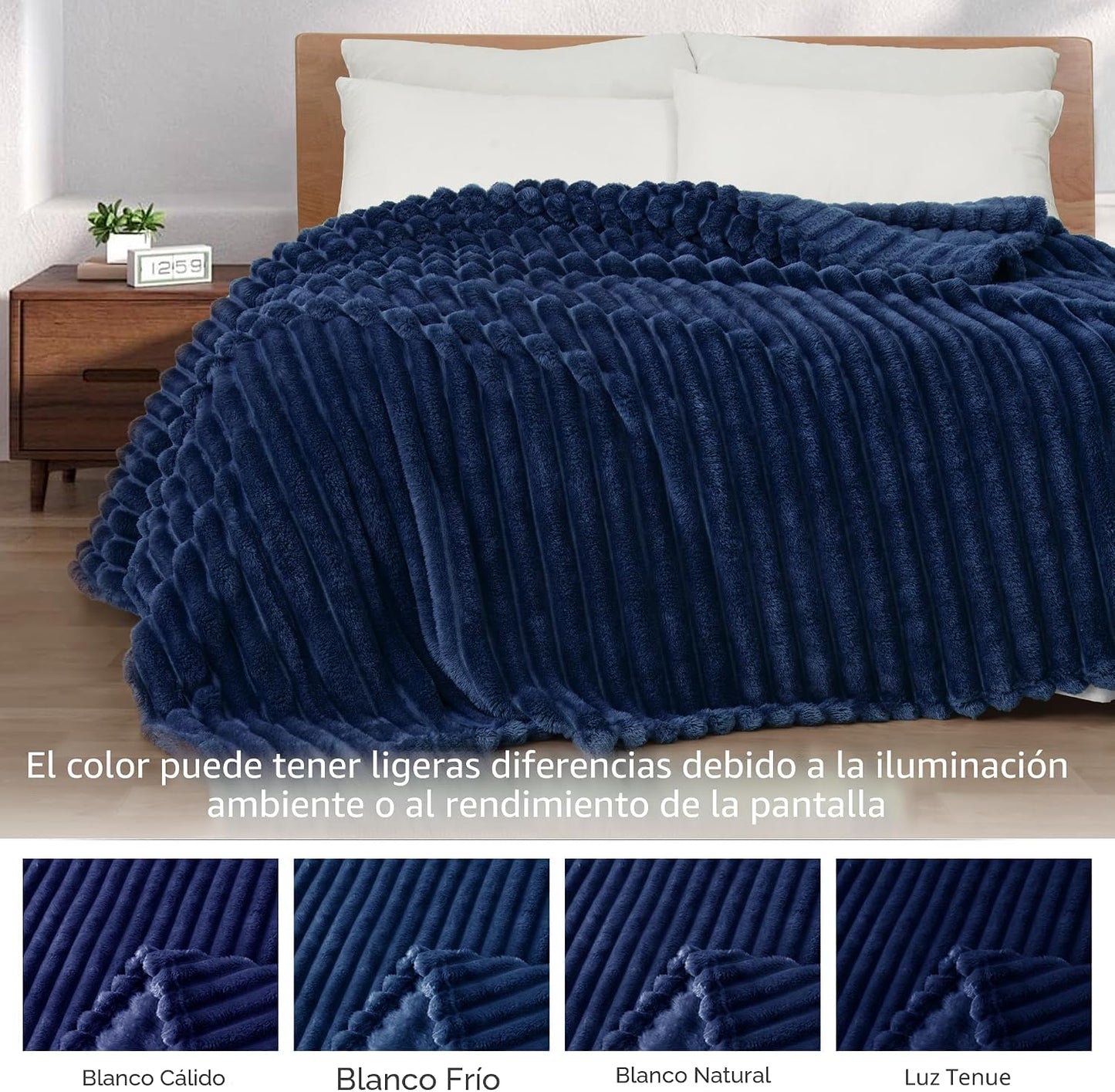 Exclusivo Mezcla Manta de forro polar para sofá, manta de cama jacq...