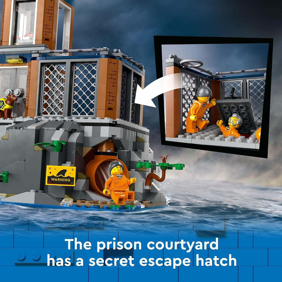 Set de Construcción Lego City Isla Prisión de la Policía, Regalo de...