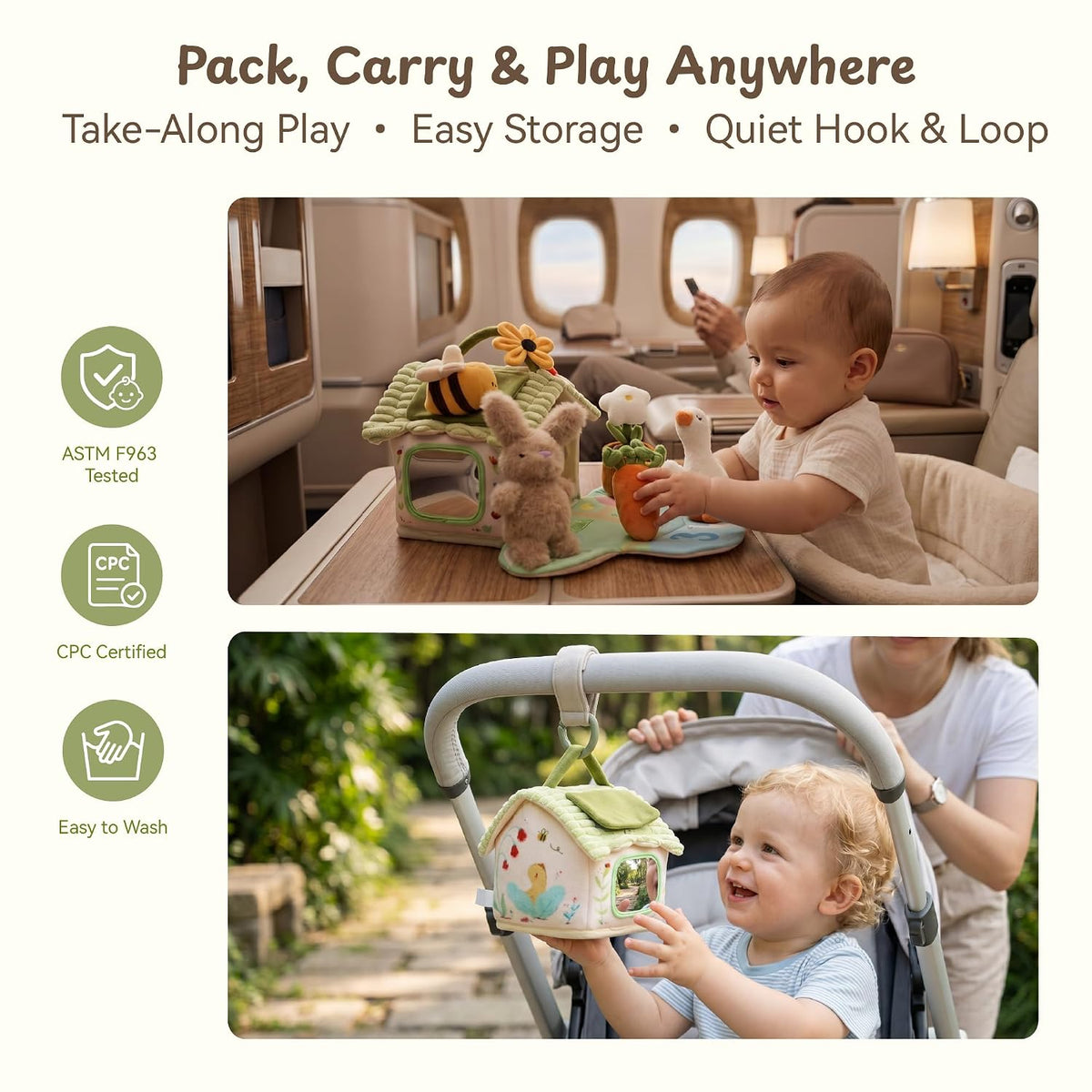 let's make Juguete sensorial para bebés de 6 a 12 meses, juego...