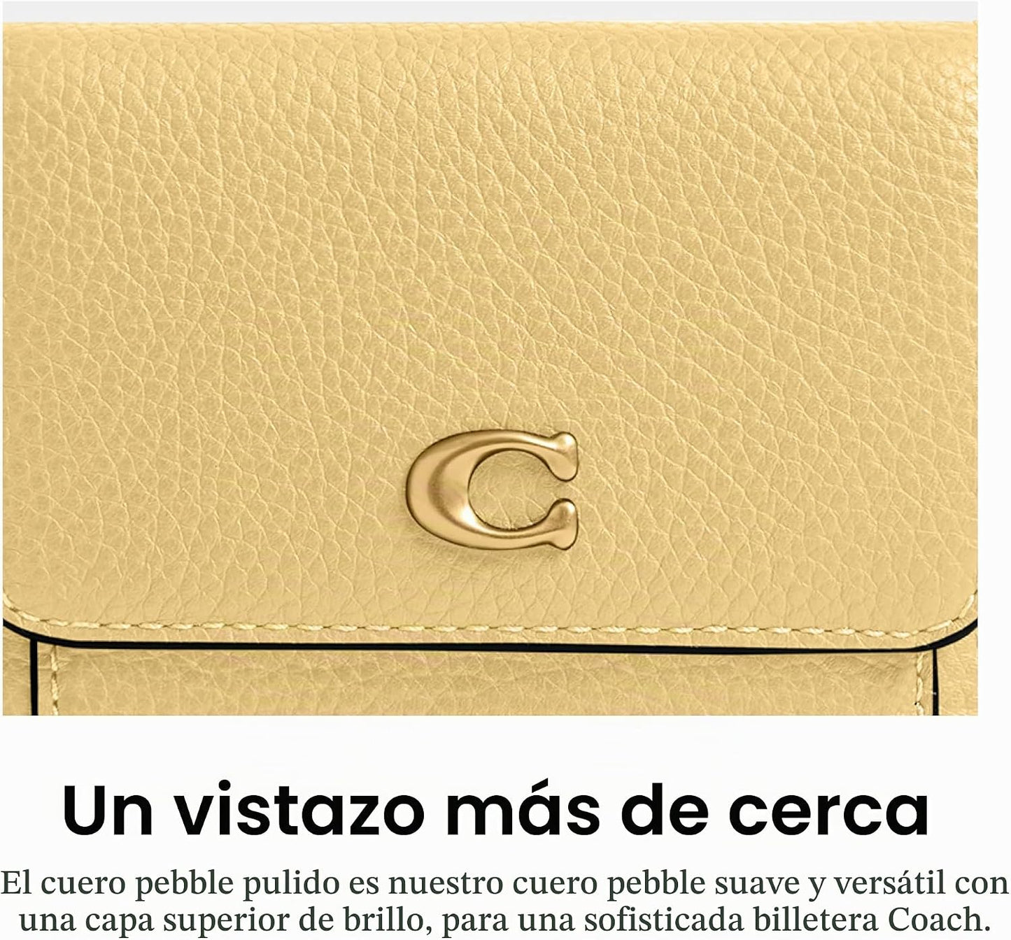COACH, Cartera pequeña con solapa Mila para mujer