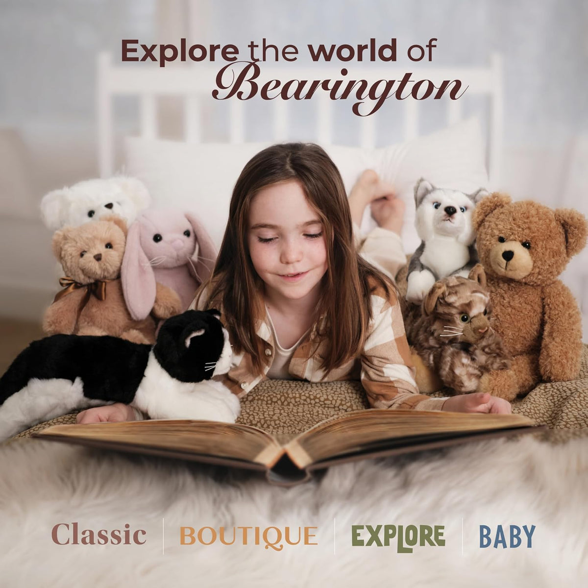 Bearington Bing The Stuffed Monkey Plush \u2013 Juguete de peluche...