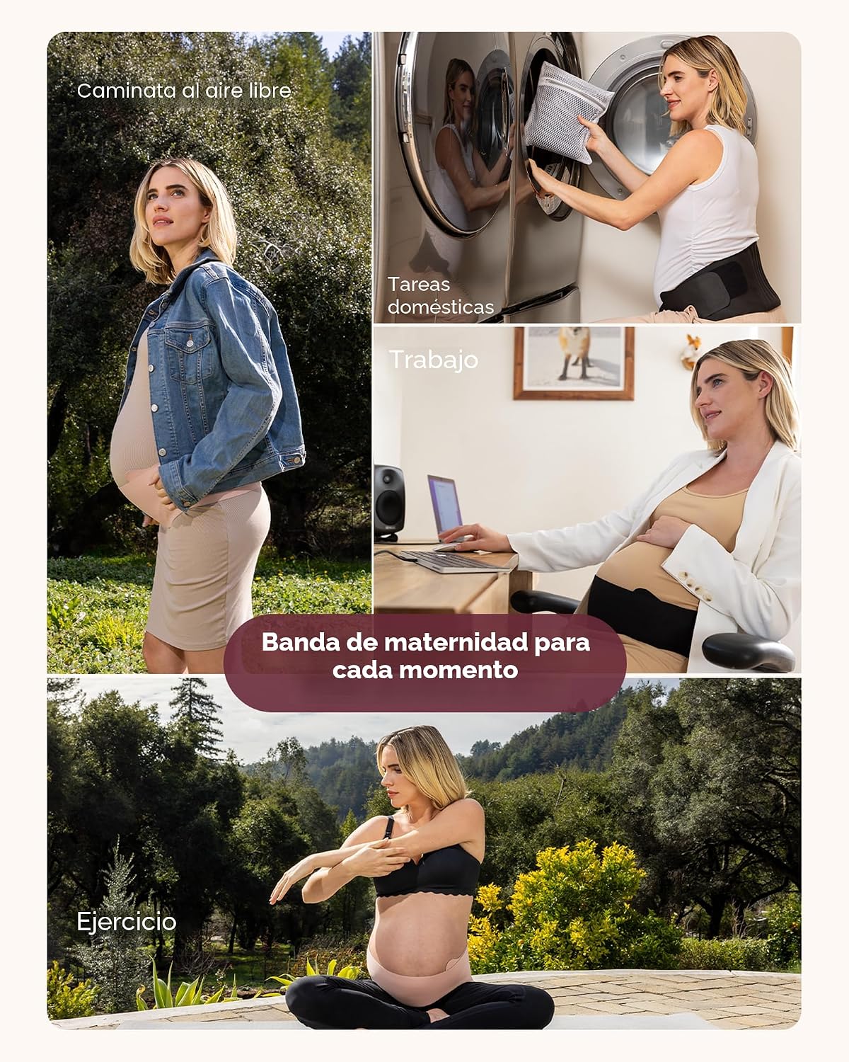 Momcozy Bandas para el vientre para mujeres embarazadas, Banda para...