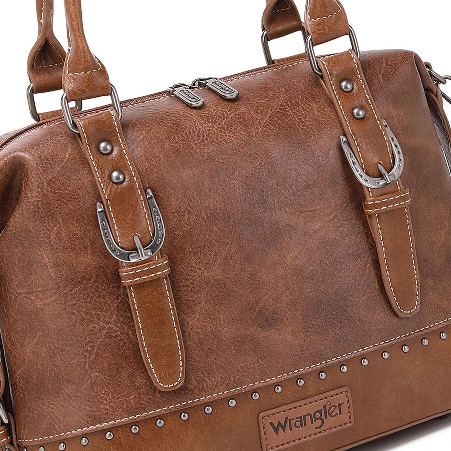 Wrangler Doctor Bag Bolso de mano con asa superior, bolso Hobo de h...