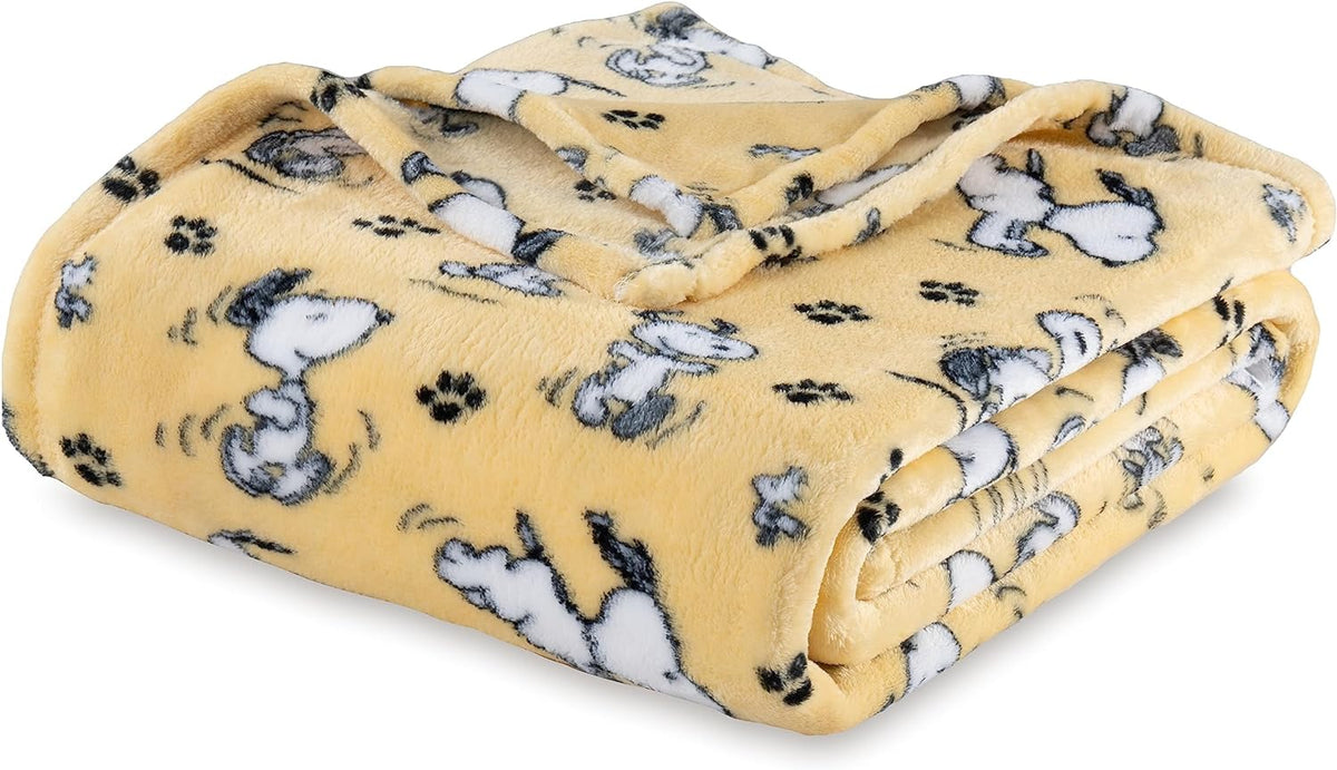 Berkshire Blanket Peanuts® VelvetLoft® Manta de Felpa de Personaje...