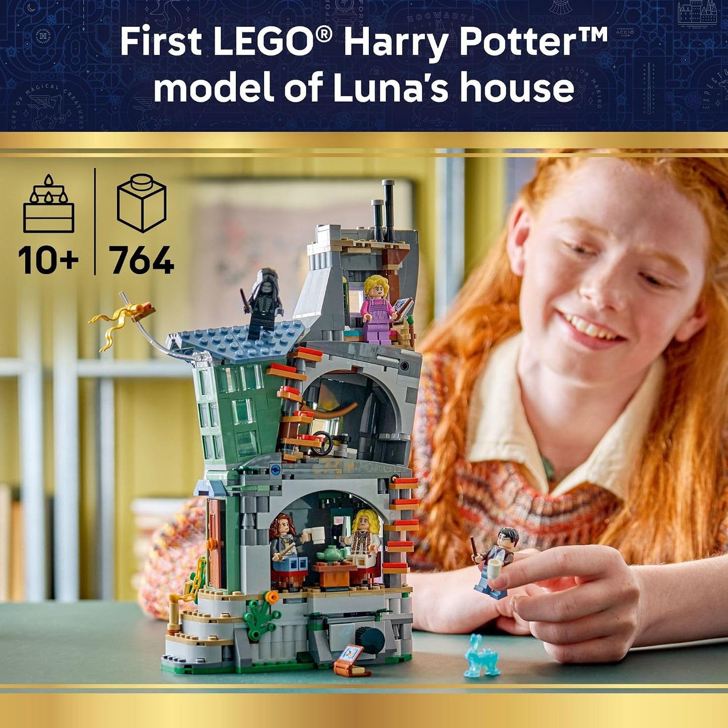 LEGO Harry Potter Luna Lovegood's House Building Toy para niñas...