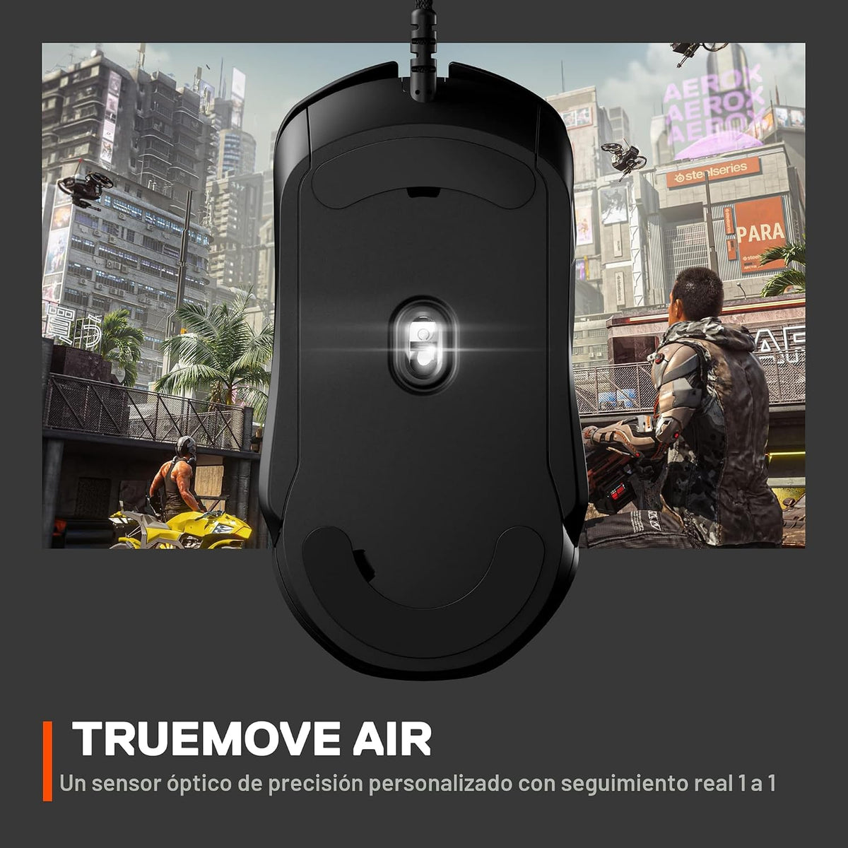 SteelSeries Rival 5 Mouse para juegos con iluminación RGB PrismSync...