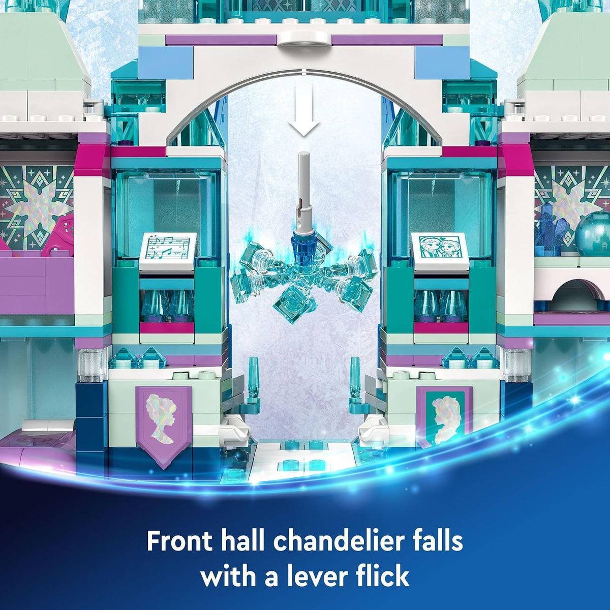LEGO Disney Frozen - Juego de construcción del Palacio de Hielo de...