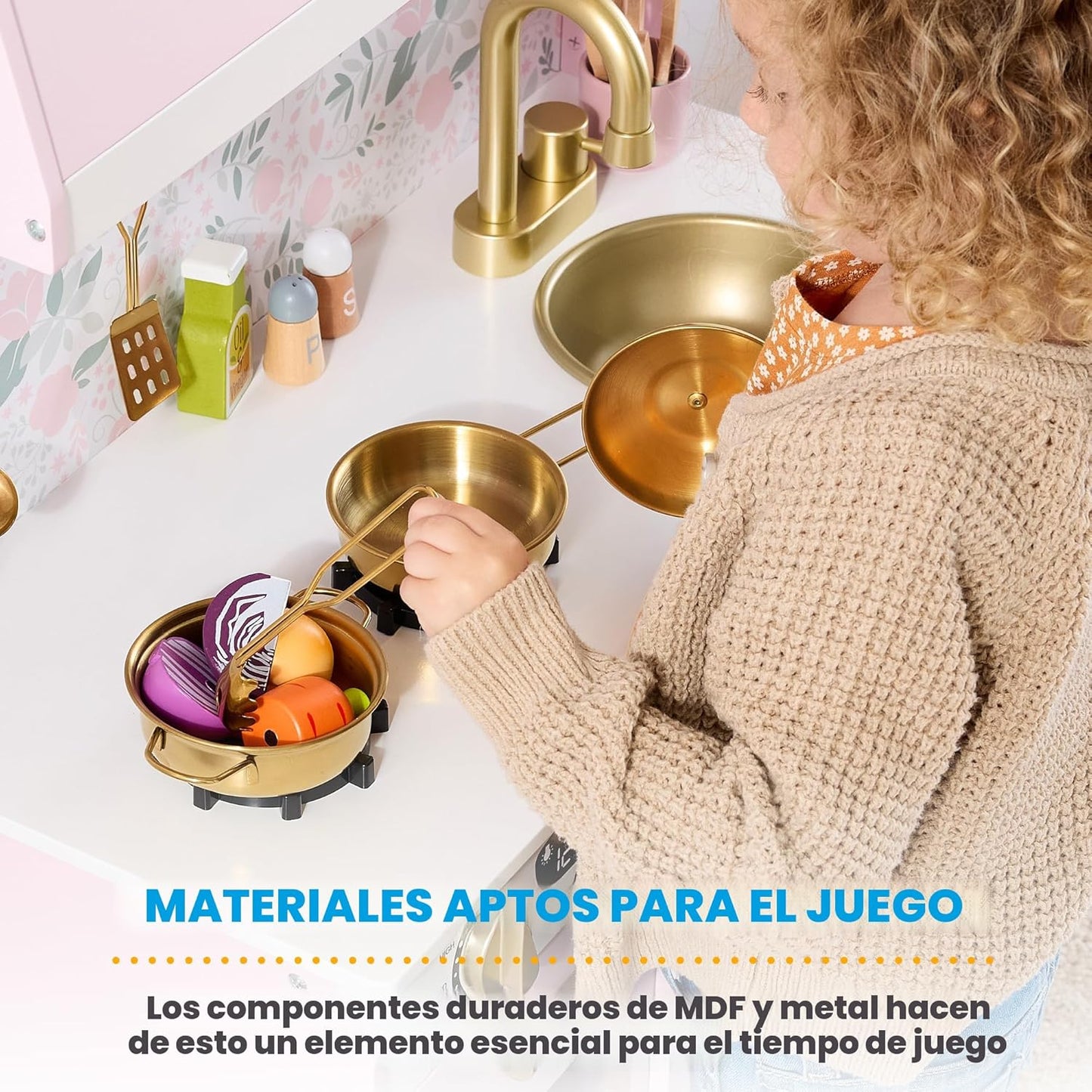 Best Choice Products - Juguetes de madera para niños, cocina de sim...