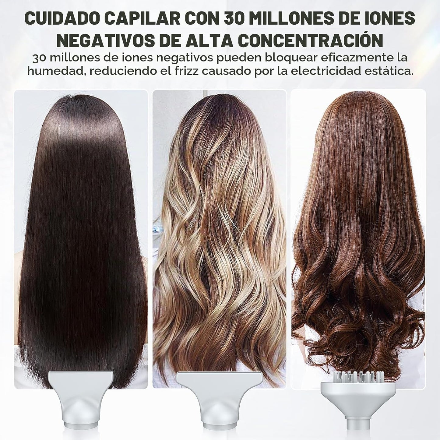 slopehill Secador de Pelo Profesional con Difusor, Secador de Pelo...