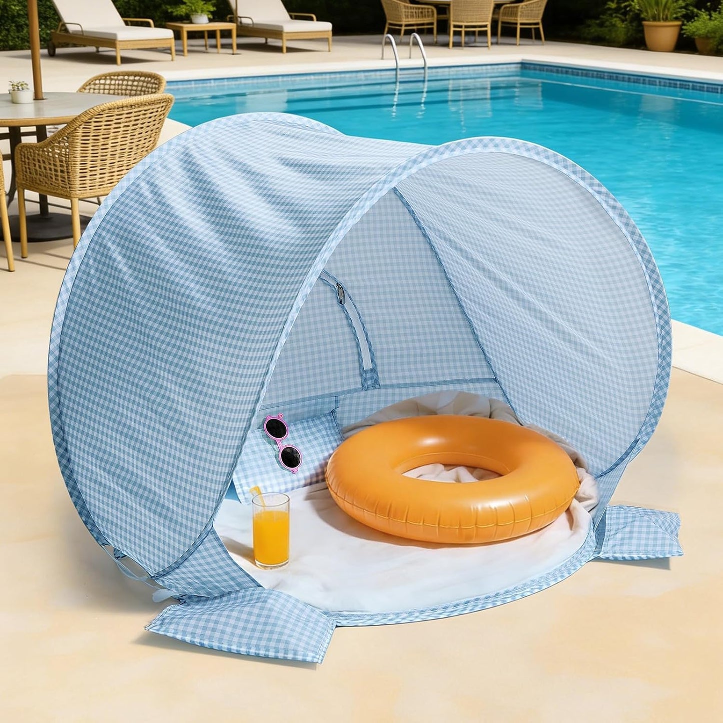 Tiny Land Tienda de campaña de playa para bebés \u2013 Tienda de ca...