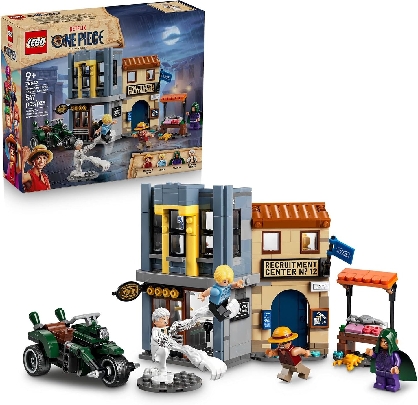 LEGO ONE PIECE Enfrentamiento con el Capitán Smoker 75642 | Juguete...