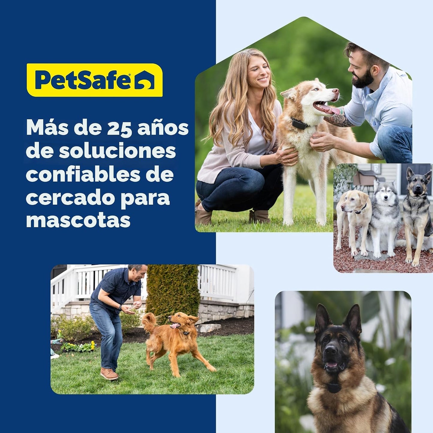 Sistema inalámbrico de contención para mascotas PetSafe, collar rec...