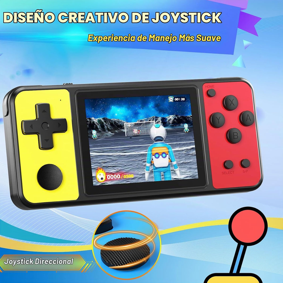 KAVOYI Juegos de mano de 32 bits para niños, 139 videojuegos integr...