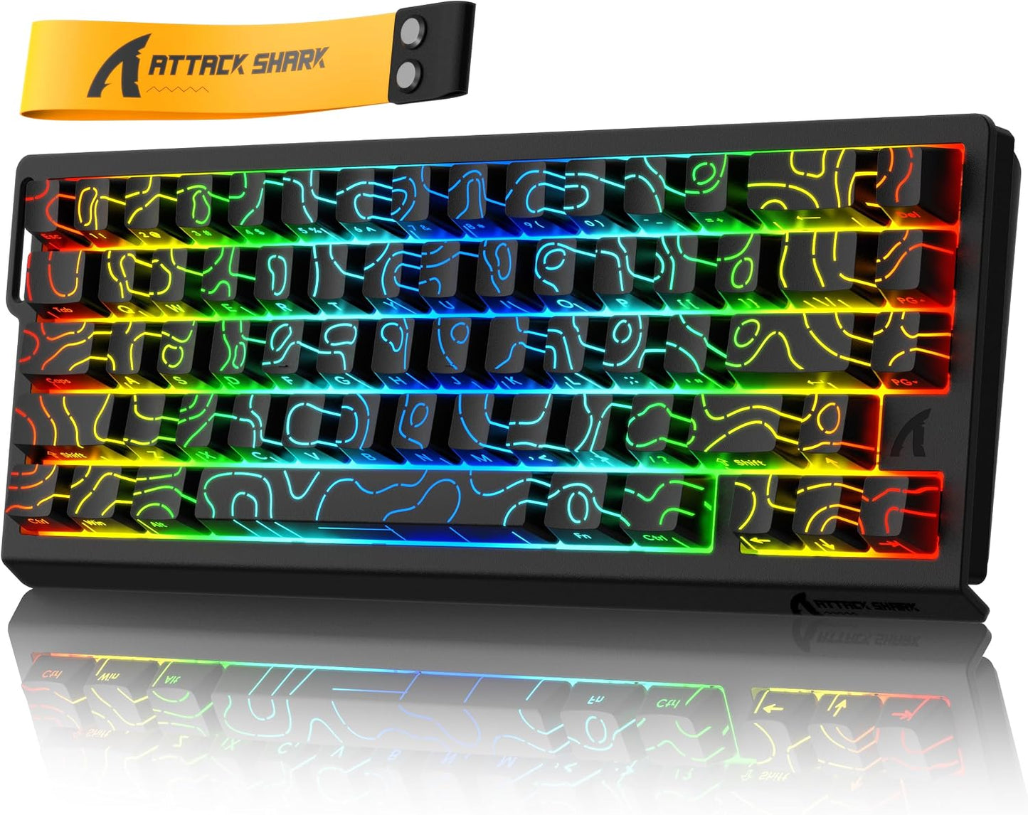 Teclado de Juego ATTACK SHARK X68 HE con 8000Hz de Disparo Rápido,...