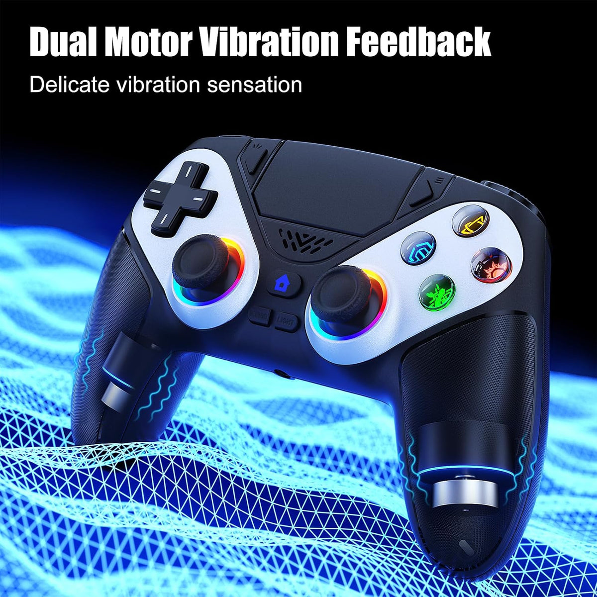 Xexvyrin Controlador inalámbrico LED para PS5, compatible con PS5 P...
