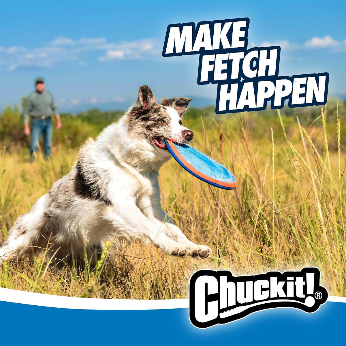 Chuckit! Paraflight - Juguete de disco volador para perro, volante...