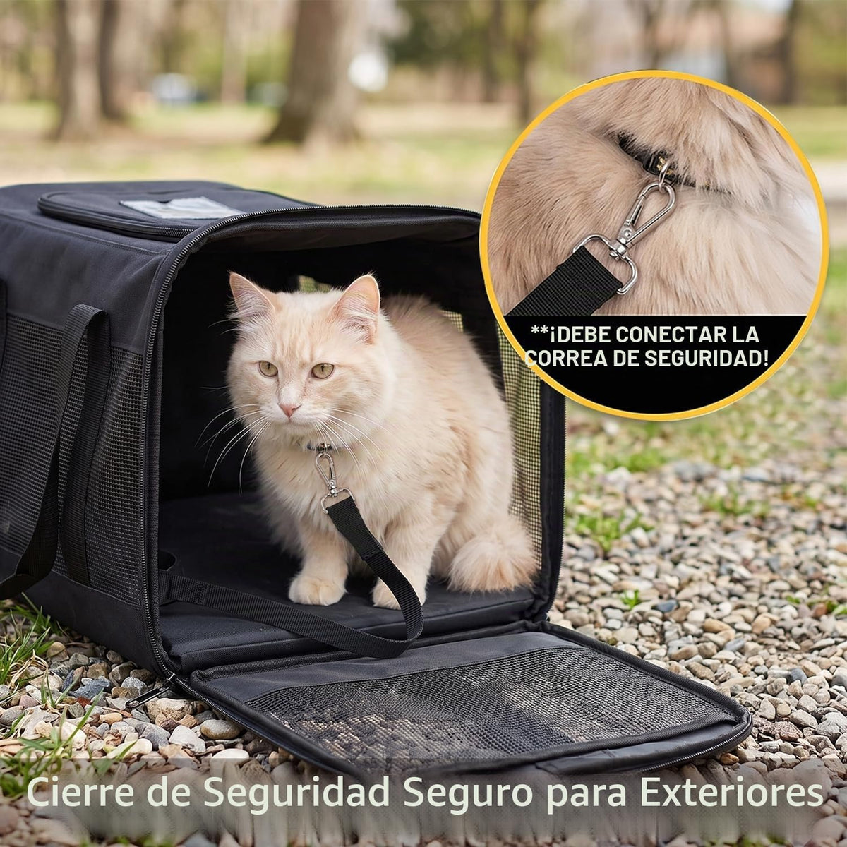 Conlun Transportín para Gatos Aprobado por Aerolíneas, Transportín...