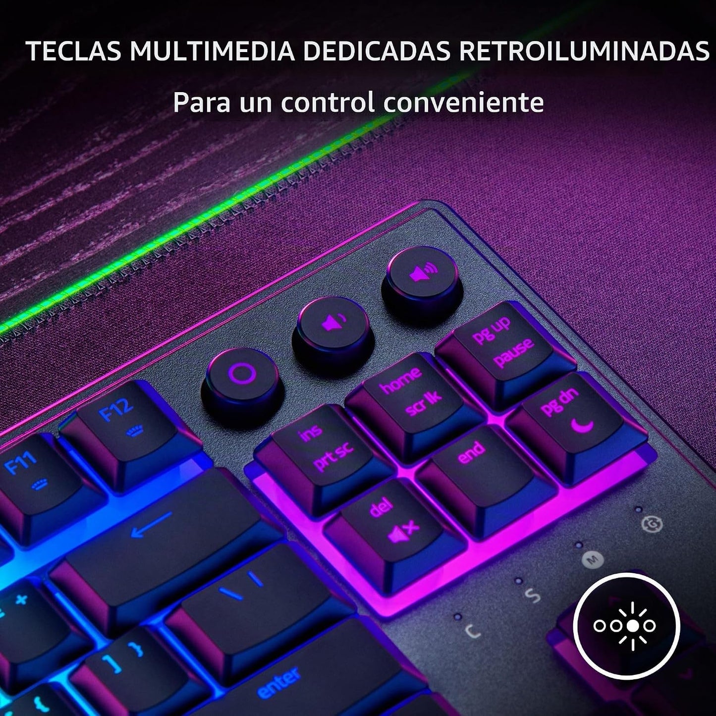 Razer Ornata V3 TKL - Teclado para juegos, teclas de perfil bajo, c...