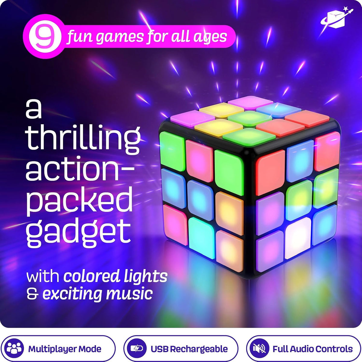 Ninja Blast - Cubo de actividades recargable para juegos \u2013 Jug...