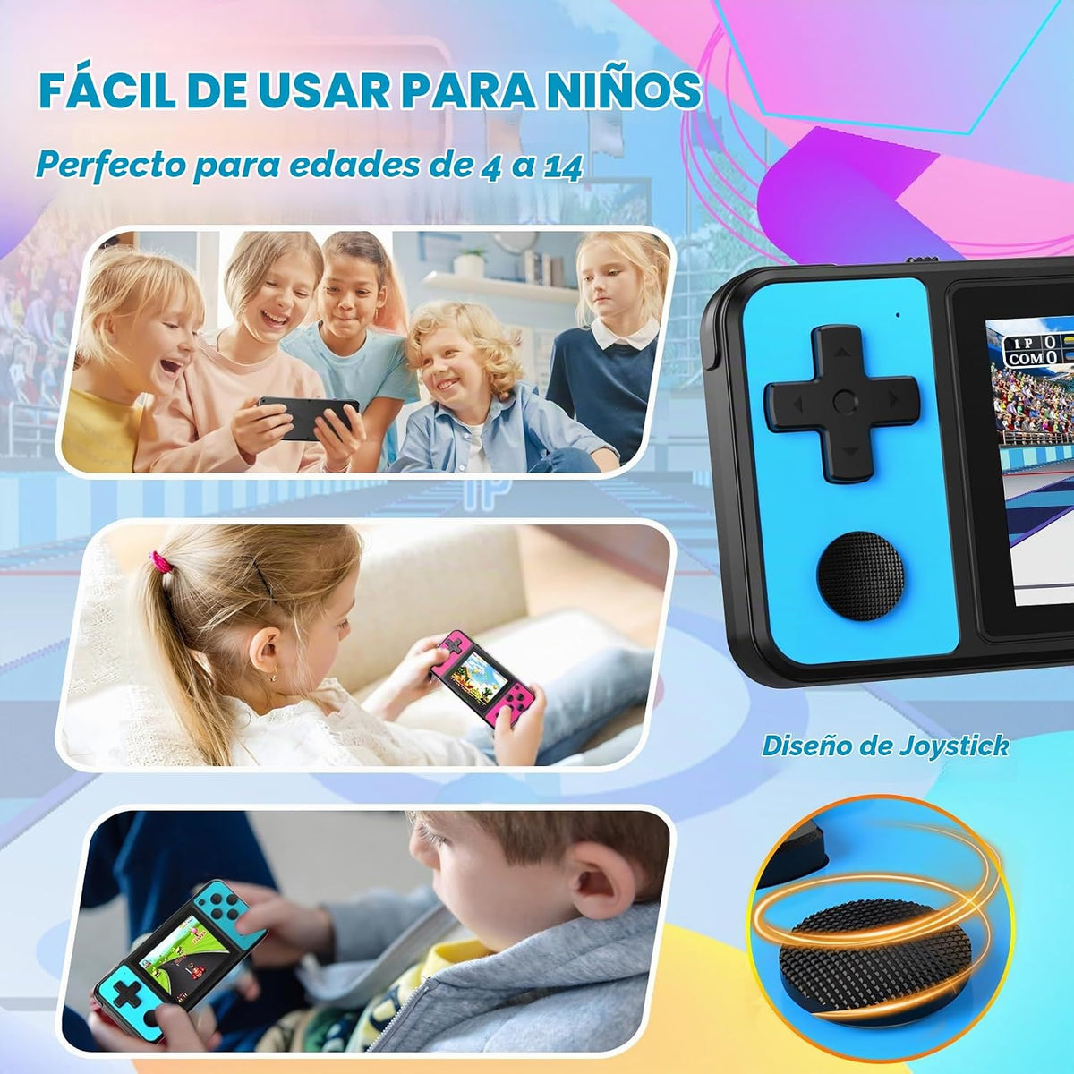 Juegos de mano de 32 bits para niños precargados 139 videojuegos re...