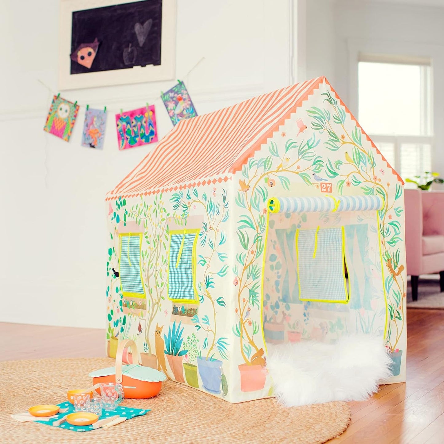 DJECO - Carpa de Juego Casa de Juegos - Casa de juegos para niños f...