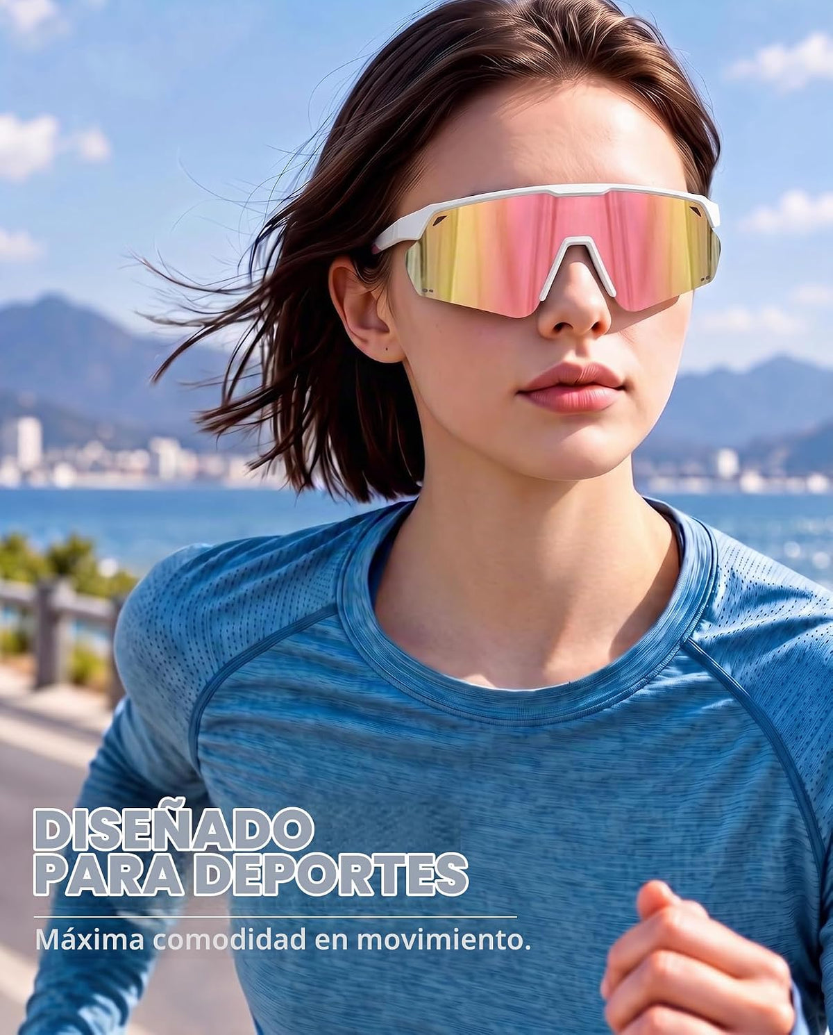 AGEYOU Gafas de sol deportivas polarizadas para hombres y mujeres |...