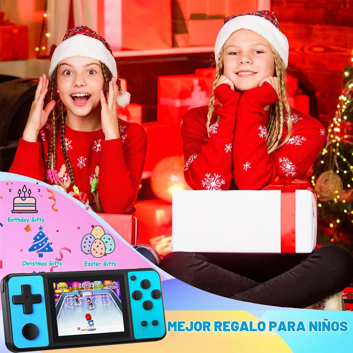 Juegos de mano de 32 bits para niños precargados 139 videojuegos re...