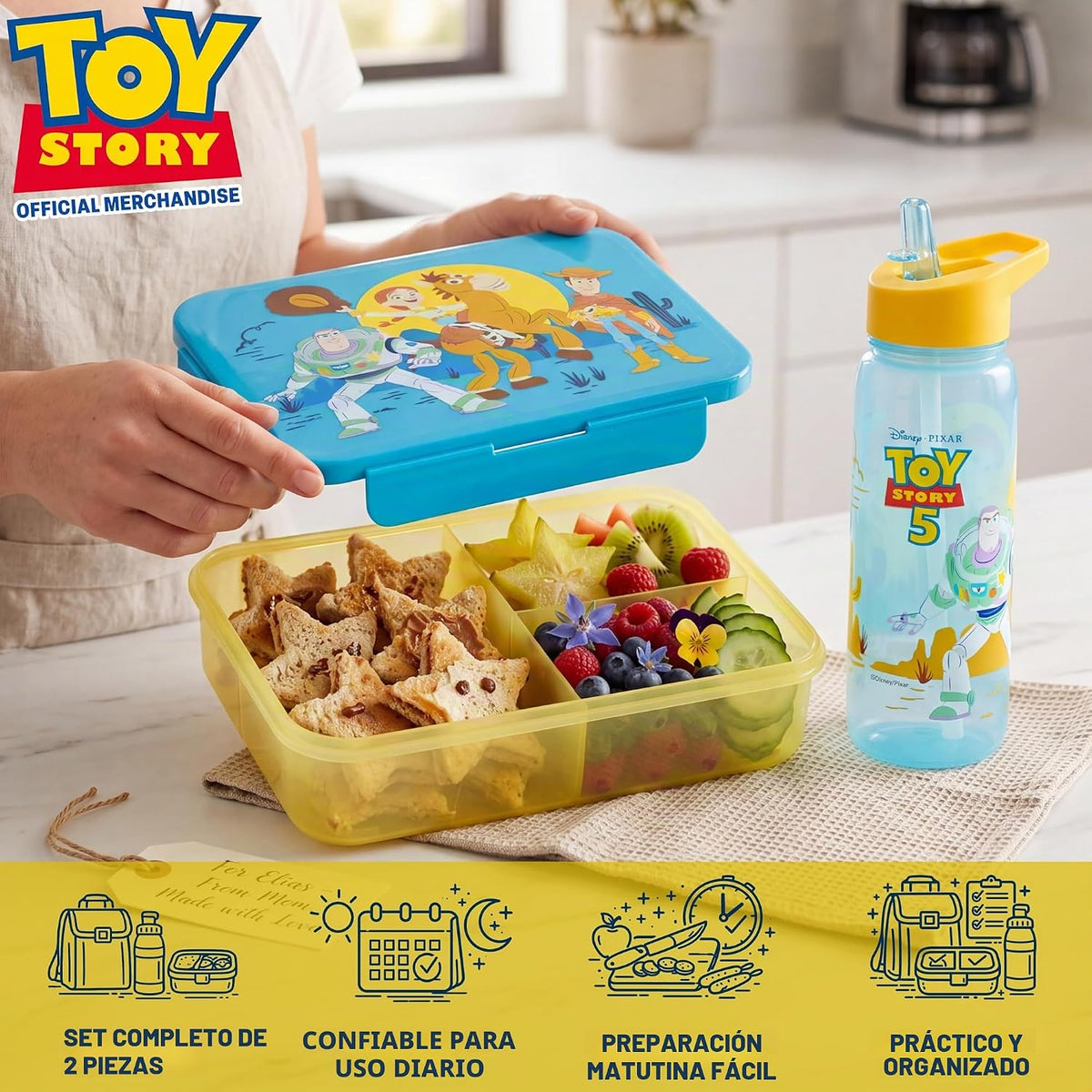 Get Trend Disney Toy Story - Juego de lonchera y botella de agua pa...
