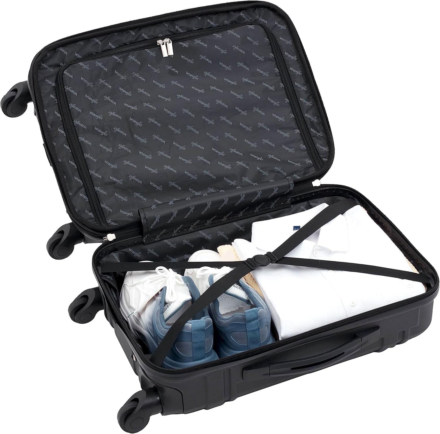 Maleta rígida de 20 pulgadas para equipaje de mano Wrangler Astral,...