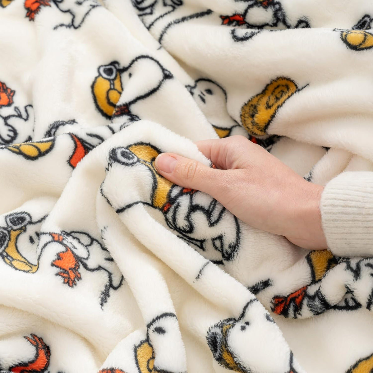 Berkshire Blanket Peanuts® VelvetLoft® - Manta de felpa de Snoopy c...