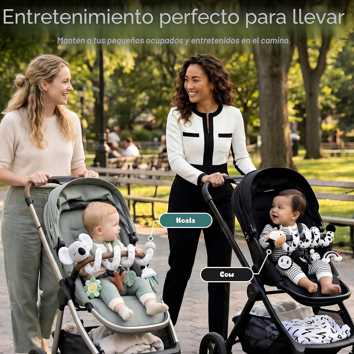 Stuffed Juguetes estéticos de asiento de automóvil en espiral Koala...