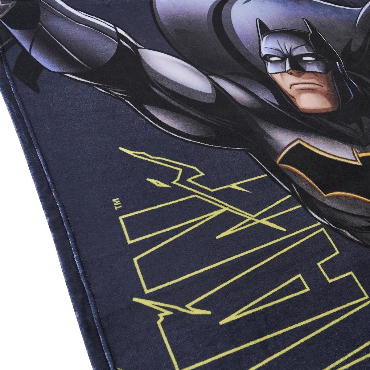 Manta de personajes de Batman, suave y acogedora manta de microrasc...